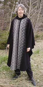 long cape with hood for women