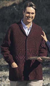 button cardigan sweater for men